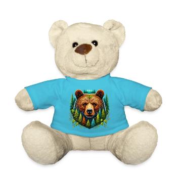 Ours - Nounours - bleu outremer - Devant