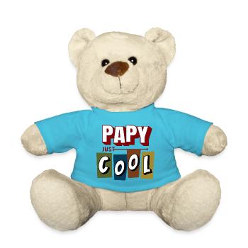 Cooler Opa - Teddy - Atollblau - Vorne