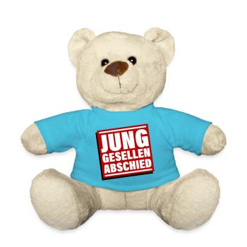 Enterrement de vie de garçon Jga bachelor - Nounours - bleu outremer - Devant