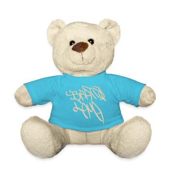 Abstrakte Graffiti-Sketches aus Bratislava - Teddy - Atollblau - Vorne