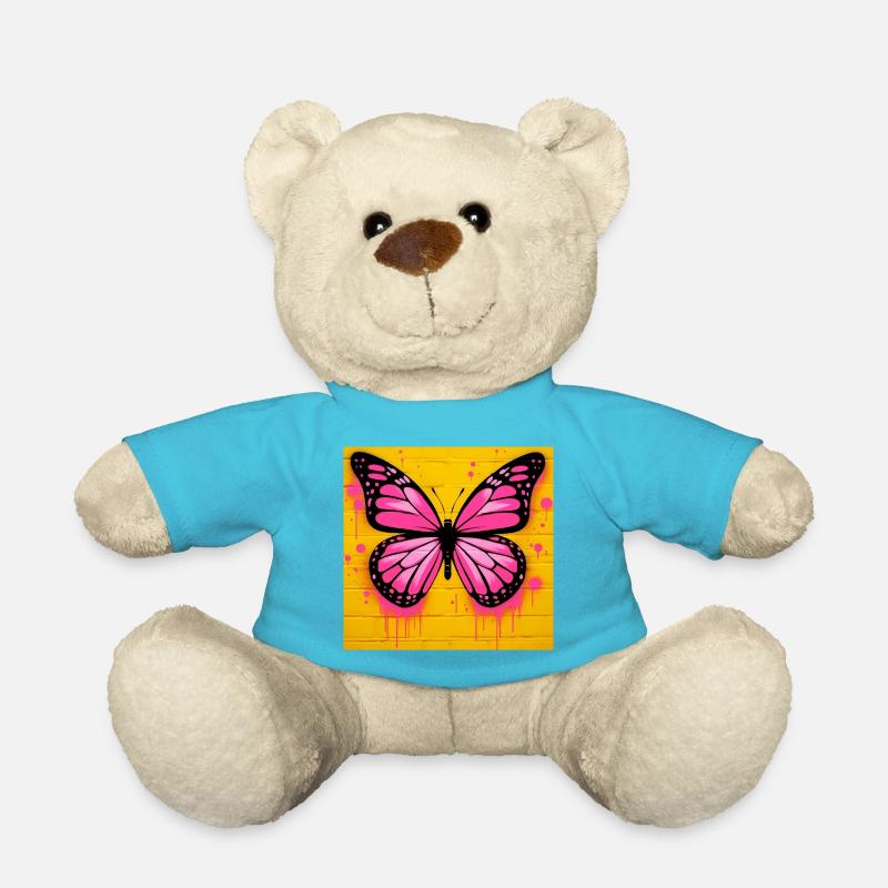 Schmetterling - Teddy - Atollblau