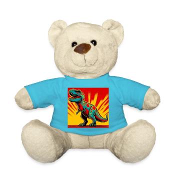 Dinosaurier - Teddy - Atollblau - Vorne