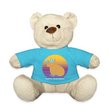 Joyeux anniversaire Capybara Joyeux anniversaire - Nounours - bleu outremer - Devant