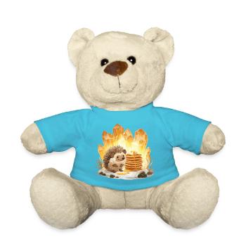 Igel & Pancake Kristalle - Teddy - Atollblau - Vorne
