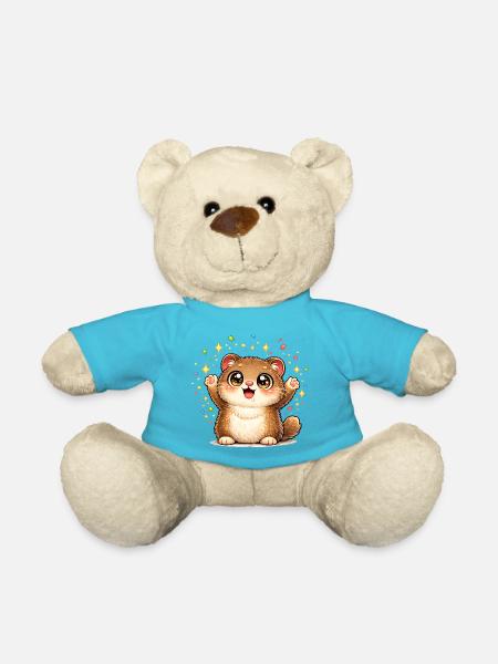 Kuschelkätzchen Jubelfest - Teddy - Atollblau
