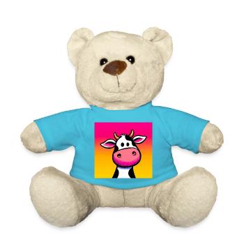 vache - Nounours - bleu outremer - Devant