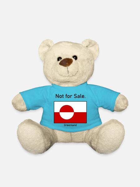 Not for Sale - Greenland Grönland Flagge Flag - Teddy - Atollblau