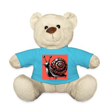 Escargot - Nounours - bleu outremer - Devant