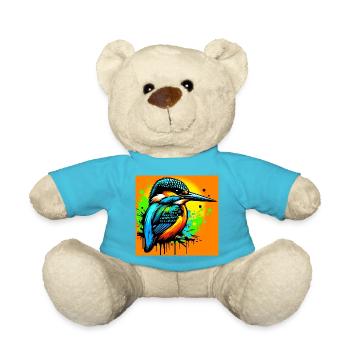kingfisher - Teddy Bear - atoll blue - Front
