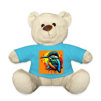 kingfisher - Teddy Bear - atoll blue - Front