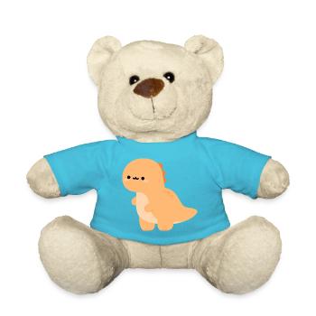 Baby Tyrannosaurus rex Teddy - Teddy Bear - atoll blue - Front