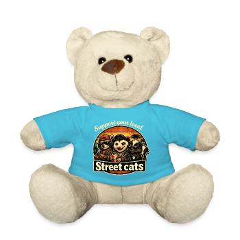 Unterstütze lokale Straßenkatzen - Teddy - Atollblau - Vorne