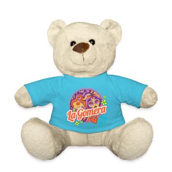 La Gomera Kanarische Inseln Spanien Hippie Design - Teddy - Atollblau - Vorne
