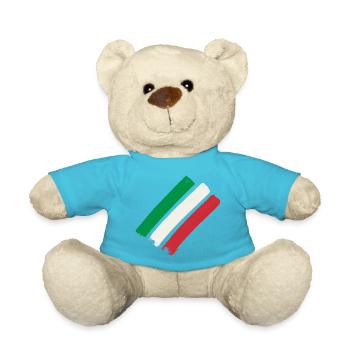 Italien Streifen - Teddy - Atollblau - Vorne