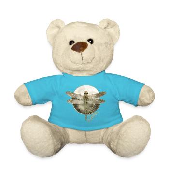 Libelle Dragonfly Nature - Teddy Bear - atoll blue - Front