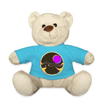  Neonberge mit Sonne  - Teddy - Atollblau - Vorne