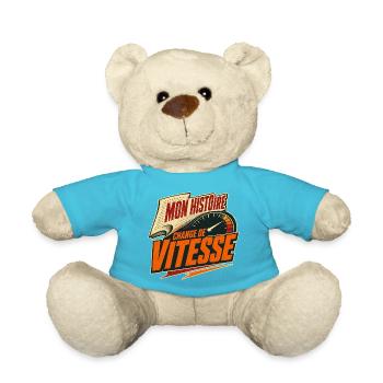 Mon histoire change de vitesse - Nounours - bleu outremer - Devant