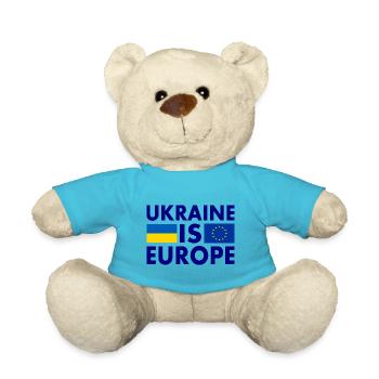 Ukraine - Teddy Bear - atoll blue - Front