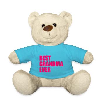 Best grandma ever - Teddy - Atollblau - Vorne