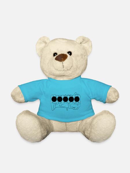 5 cylindres - Nounours - bleu outremer