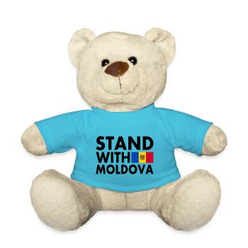 Stand with moldova - Teddy - Atollblau - Vorne
