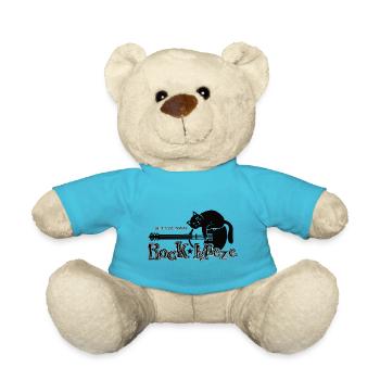 Rock Mieze, Hardrock, Katze, Katzenmama Geschenk - Teddy - Atollblau - Vorne