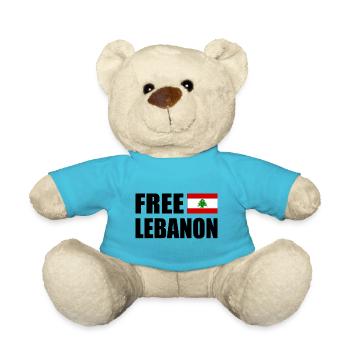 Free palestine - Nounours - bleu outremer - Devant