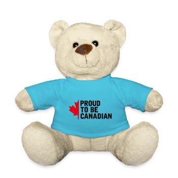 LE CANADA ET LE CANADA SONT FIERS D'ÊTRE CANADIENS - Nounours - bleu outremer - Devant