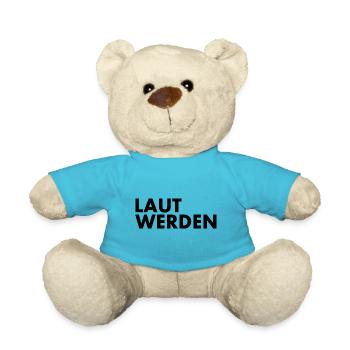 Laut werden - Teddy - Atollblau - Vorne