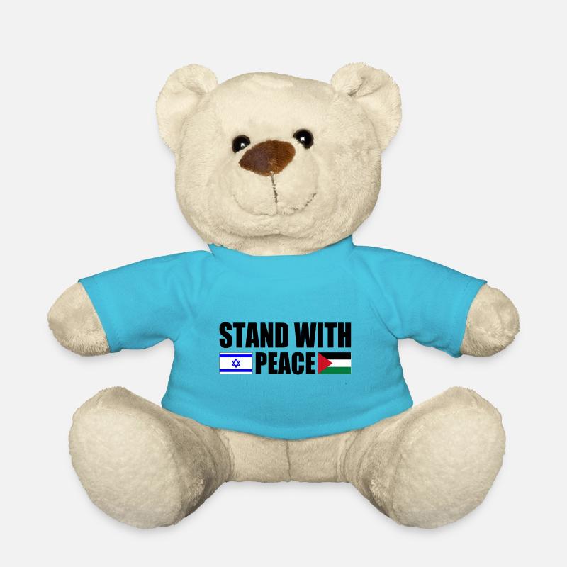 Stand with peace israel free palestine - Teddy - Atollblau