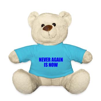 Never again is now - Teddy - Atollblau - Vorne