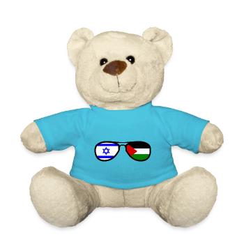 Free Palestine Israel peace - Nounours - bleu outremer - Devant
