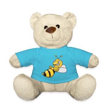 Niedliche Lustige Coole Hornisse Biene - Teddy - Atollblau - Vorne