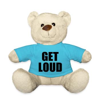 Get loud - Teddy Bear - atoll blue - Front