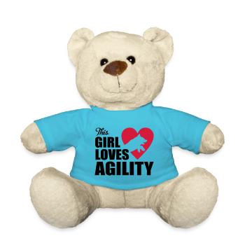 Agility - Teddy Bear - atoll blue - Front
