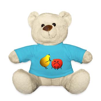 Apple et poire - Nounours - bleu outremer - Devant