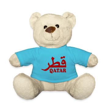 Qatar - Teddy Bear - atoll blue - Front