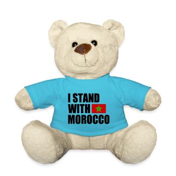 I stand with morocco - Nounours - bleu outremer - Devant