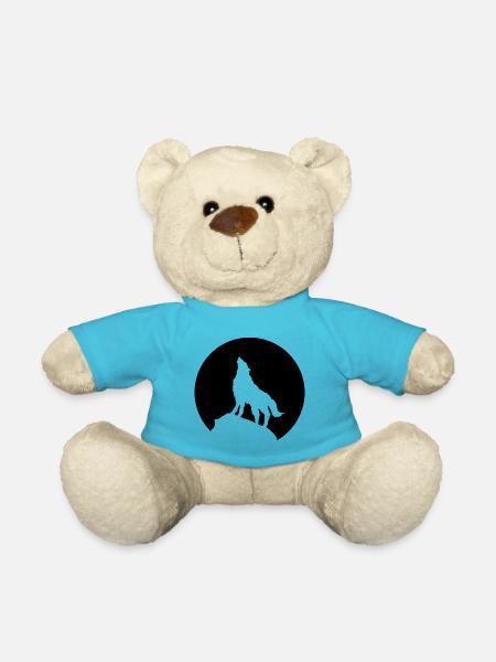 loup - Nounours - bleu outremer