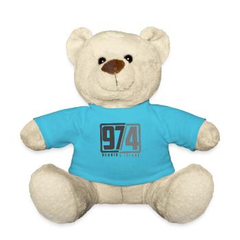 974 Reunion Island Collection # 2 - Teddy Bear - atoll blue - Front