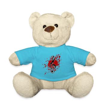Classical music - Teddy Bear - atoll blue - Front