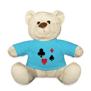 Poker - Teddy - Atollblau - Vorne