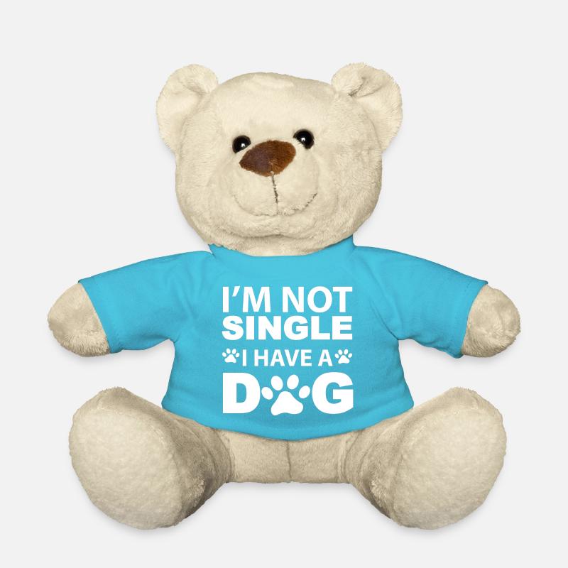 Im not single i have a Dog white - Teddy - Atollblau