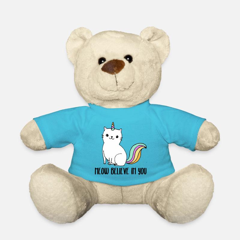 Catnicorn - chat mignon comme une licorne - Nounours - bleu outremer