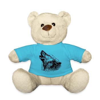 Loup - Nounours - bleu outremer - Devant