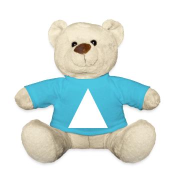 Dreieck Weiß - Teddy - Atollblau - Vorne
