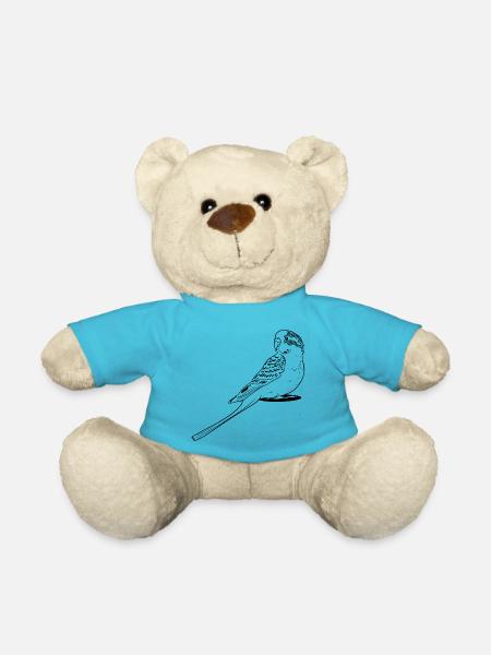 Wellensittich - Teddy - Atollblau