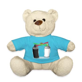 Graffiti wars - Nounours - bleu outremer - Devant