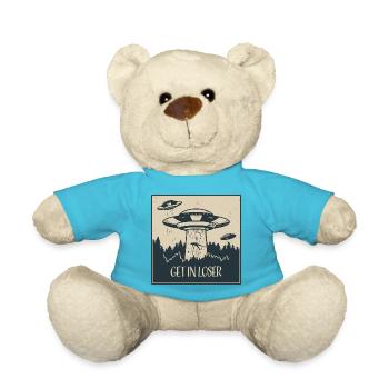 OVNI extraterrestre Drôle de cadeau spatial - Nounours - bleu outremer - Devant