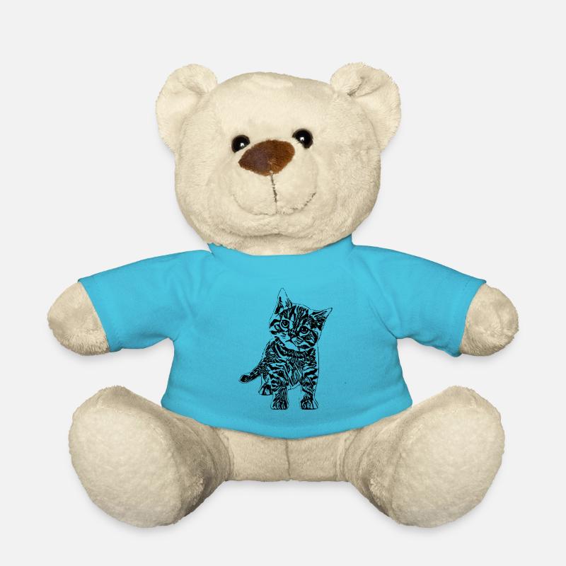 Kätzchen - Teddy - Atollblau